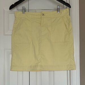 Ann Taylor LOFT Butter Yellow Mini Skirt, worn once. Size 2. Beautiful color!